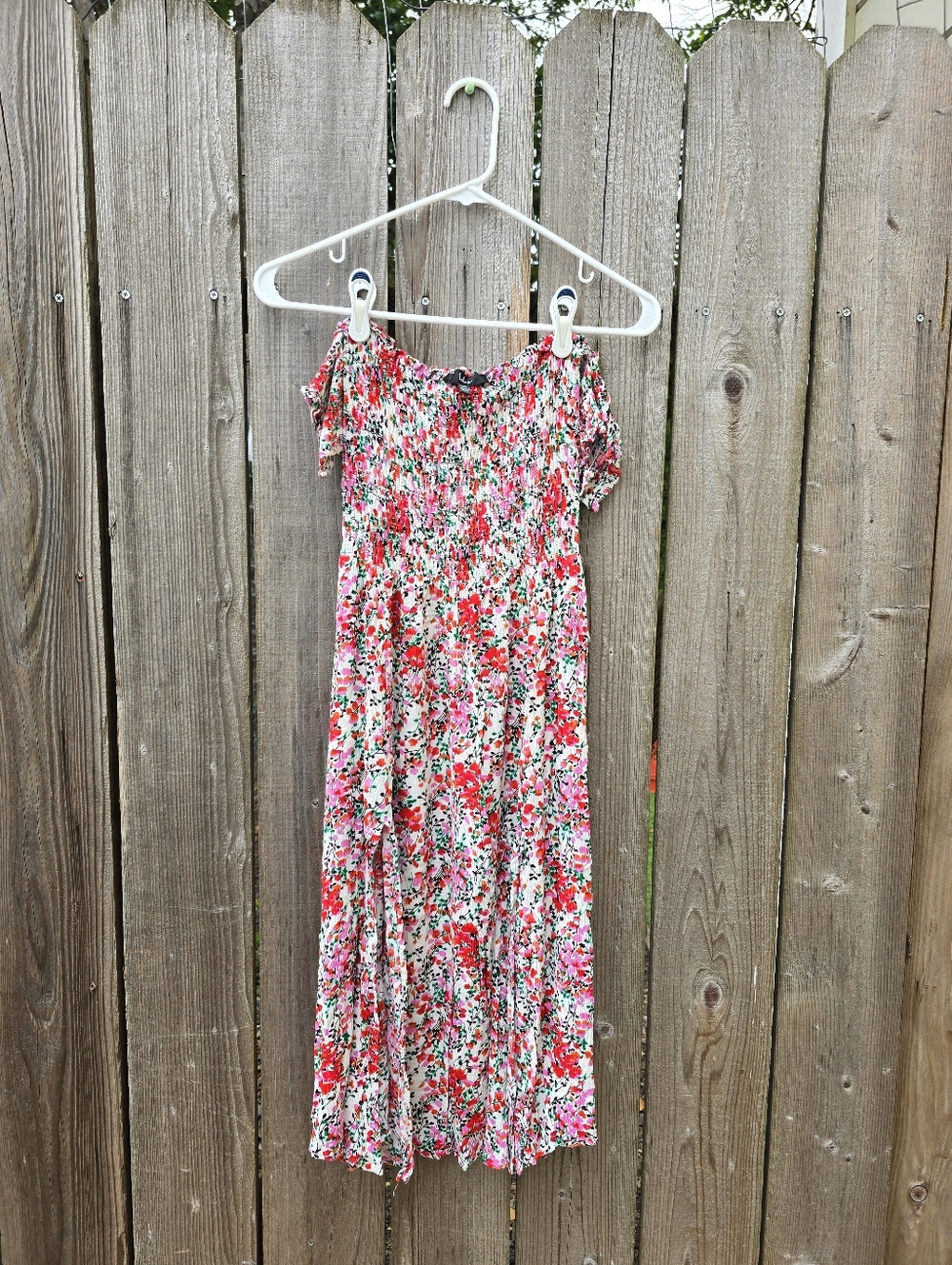Lulus Floral Off The Shoulder Dress